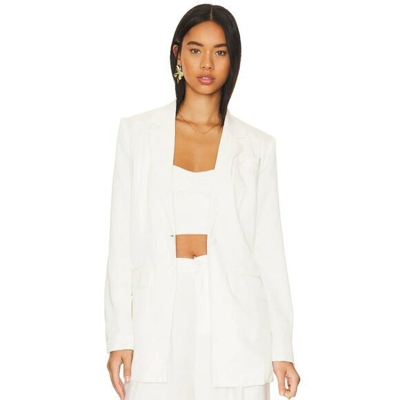 House Of Harlow 1960 Xrevolve Murray Blazer In Off White